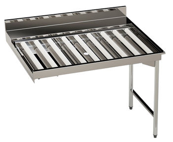 TABLE DROITE A ROULEAUX -AVEC DOSSERET ET PLAGE AR