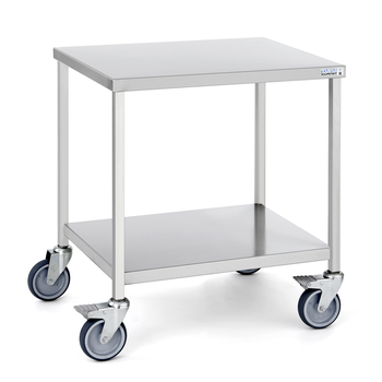 TABLE ROULANTE 670X500 HR.750 AVEC ETAGERE