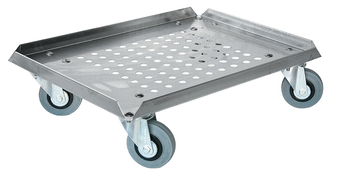 SOCLE A CASIERS SANS GUIDON POUR PLAQUE 600 X 400