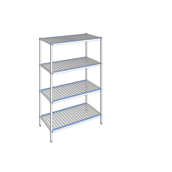 RAYONNAGE CLAYETTES ALU LIGNE 4N L1394XP560XH2050