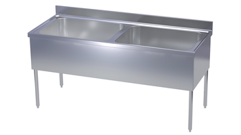 PLONGE STAND. 2 BACS 8X6X4 AU CENTRE