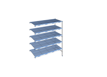RAYONNAGE CLAYETTES POLY ANGLE 5N L1553XP560XH175