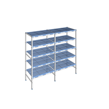 RAYONNAGE CLAYETTES POLY LIGNE 5N L2032XP500XH175