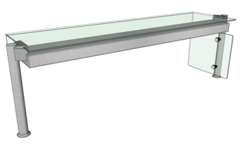 PRESENTOIR HALOGENE POUR MEUBLE L.1350 PERP B3