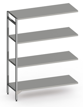 CASIER BAT. ANGLE 500X1400 4 NIVEAUX ETAGERES PLEI