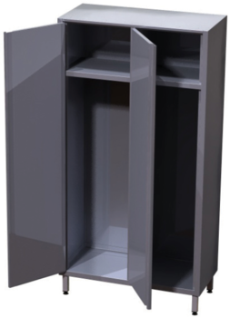 ARMOIRE VESTIAIRE 4 PERSONNEDESSUS PLAT