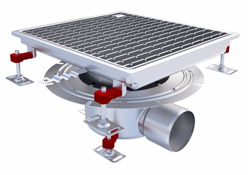 CANIVEAU EPUR INOX COMPLET H-FIRST / A BARREAUX