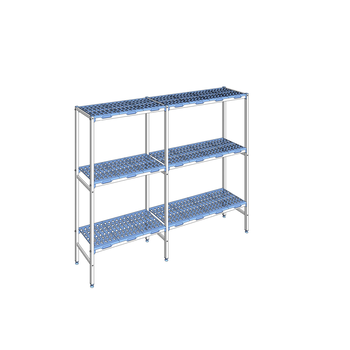 RAYONNAGE CLAYETTES POLY LIGNE 3N L2232XP400XH175