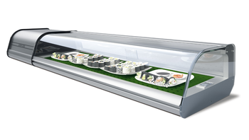 VITRINE SUSHI POISSON ET CRUSTACES - POSITIVE