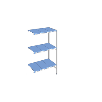 RAYONNAGE CLAYETTES POLY ANGLE 3N L1051XP500XH1750