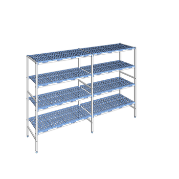 RAYONNAGE CLAYETTES POLY LIGNE 4N L2736XP500XH175