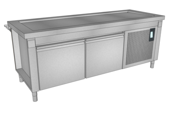 MEUBLE HO DES LISSE L.2260 RES 2GN2/1 SANS GPE O3