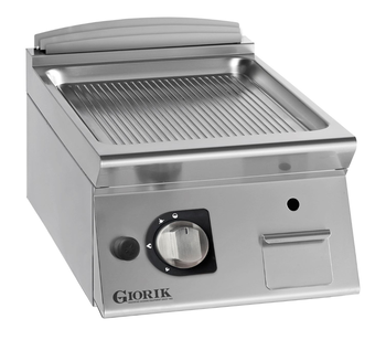 GRIL GAZ, ACIER CHROMÉ, SIMPLE-RAINURÉE