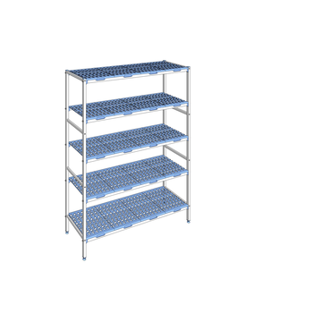 RAYONNAGE CLAYETTES POLY LIGNE 5N L1594XP500XH205