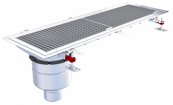 CANIVEAU EPUR INOX COMPLET SOL SOUPLE /CAILLEBOTIS