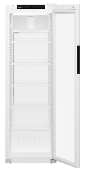 ARMOIRE POSITIVE BLANCHE PORTE VITRÉE 400L