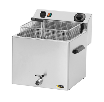 FRITEUSE ELECTRIQUE 10 LITRES AVEC ROBINET DE VIDA
