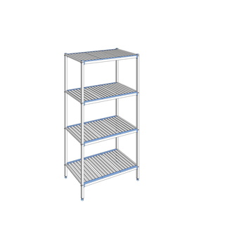RAYONNAGE CLAYETTES ALU LIGNE 4N L1092XP560XH2050
