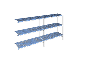 RAYONNAGE CLAYETTES POLY ANGLE 3N L3295XP500XH175