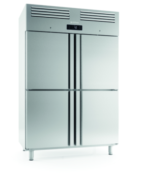 ARMOIRE POSITIVE GN 2/1 - 4 PORTILLONS INOX