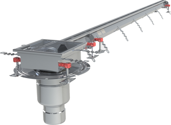 CANIVEAU MODUL 20 - L2500 - HAUT70/80 - INOX 304