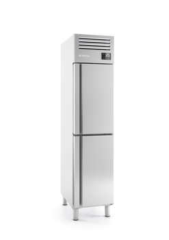 ARMOIRE POSITIVE GN 1/1 - 2 PORTILLONS INOX