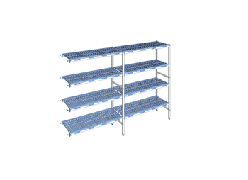 RAYONNAGE CLAYETTES POLY ANGLE 4N L2593XP400XH175