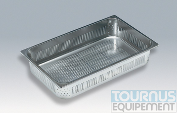 BAC INOX PERFO GN 1/2 32X26X20