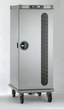 ARMOIRE CHAUDE GN2/1 20 NIV. PTE VITREE AVEC HYGRO