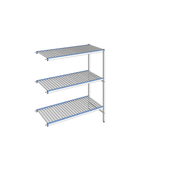 RAYONNAGE CLAYETTES ALU ANGLE 3N L1553XP560XH1750