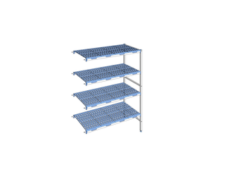 RAYONNAGE CLAYETTES POLY ANGLE 4N L1353XP560XH175