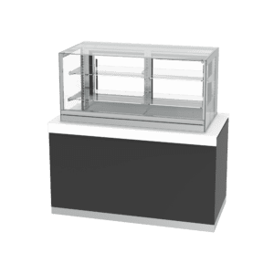 GASTROBUFFET VITRINE FERMEE 2ETA PTE ARRIERE 3BACS