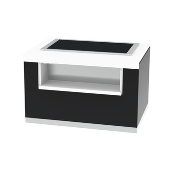 GASTROBUFFET VITRO 3 BACS NICHE+PLAN ASSIETTE