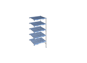 RAYONNAGE CLAYETTES POLY ANGLE 5N L 849XP560XH175