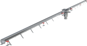 CANIVEAU MODUL 20 - L7000 - HAUT70/80 - INOX 304