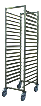 ECHELLE GASTRONORME MODELE HAUT INOX, GN 1/1