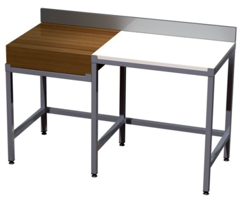 TABLE COMBINEE CENT.BILLOT POLY À GAUCHE