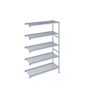 RAYONNAGE CLAYETTES ALU ANGLE 5N L1353XP400XH2050