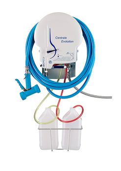 CENTRALE DE DESINFECTION AVEC 2 SUPPORTS BIDON 5L