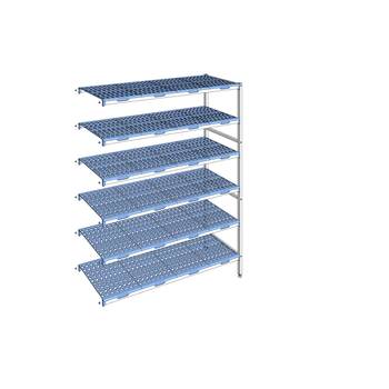 RAYONNAGE CLAYETTES POLY ANGLE 6N L1653XP560XH205