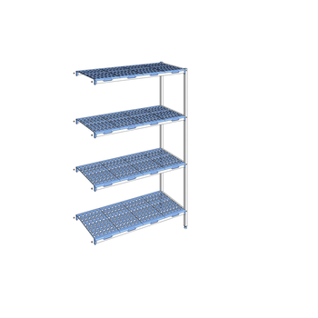 RAYONNAGE CLAYETTES POLY ANGLE 4N L1353XP500XH205