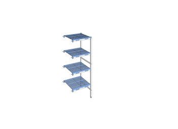RAYONNAGE CLAYETTES POLY ANGLE 4N L 649XP500XH175