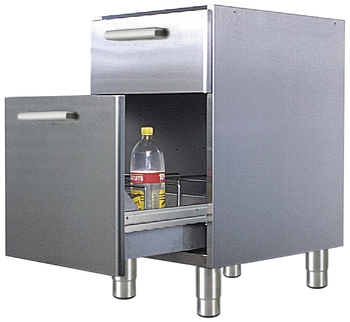 BUFFET CASIER A BOUTEILLES + 1 TIROIR