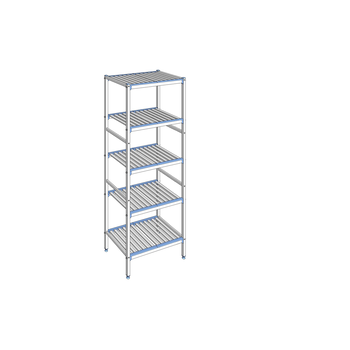 RAYONNAGE CLAYETTES ALU LIGNE 5N L 790XP500XH2050