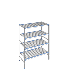 RAYONNAGE CLAYETTES ALU LIGNE 4N L1394XP560XH1750