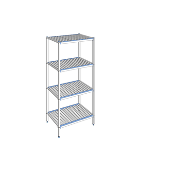 RAYONNAGE CLAYETTES ALU LIGNE 4N L 992XP560XH2050