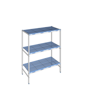 RAYONNAGE CLAYETTES POLY LIGNE 3N L1494XP560XH175