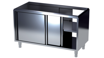 MEUBLE BAS NEUTRE TRAVERSANT SANS DESSUS FERM. À C