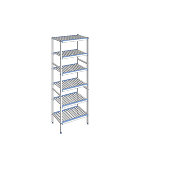 RAYONNAGE CLAYETTES ALU LIGNE 6NV L 790XP400XH2050