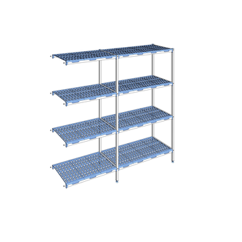 RAYONNAGE CLAYETTES POLY ANGLE 4N L2191XP500XH205